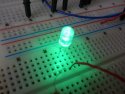 LED 5mm green clear